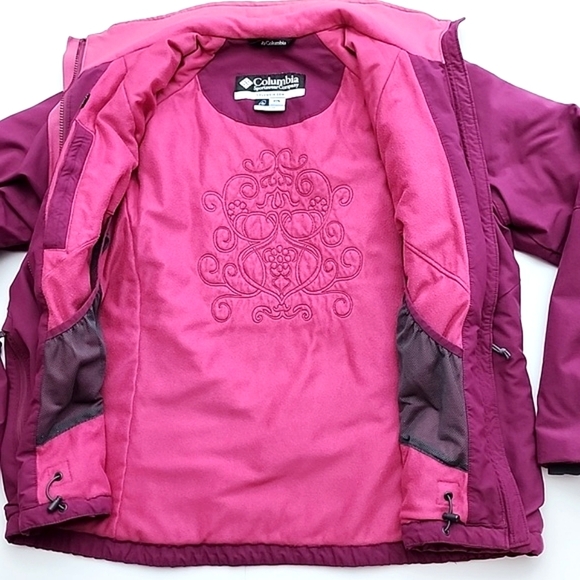 Columbia Sportswear Women's Winter Zip Up Jacket  Purple Pink Size XL - Picture 8 of 16